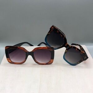Curated bundle oversized trendy sunglasses Izzy & Liv and Zero UV